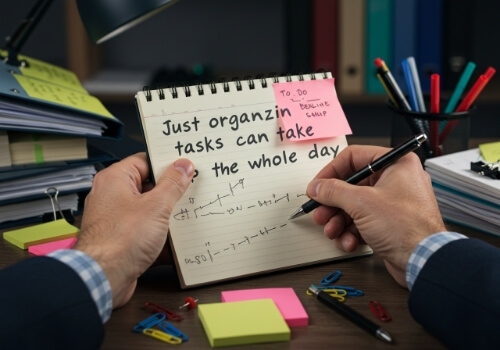 タスクの整理だけで1日が終わってしまう
