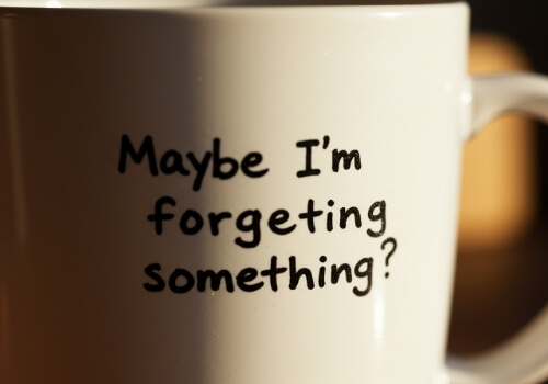「何か忘れているのでは」という不安が常につきまとう